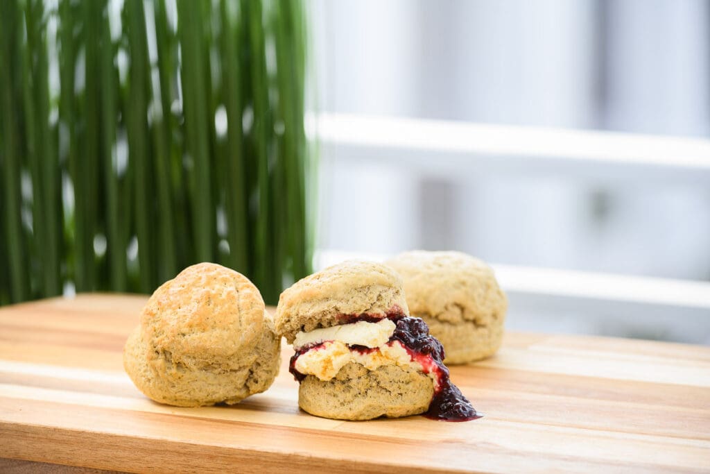 Scones for Mothers Day at Werribee Zoo