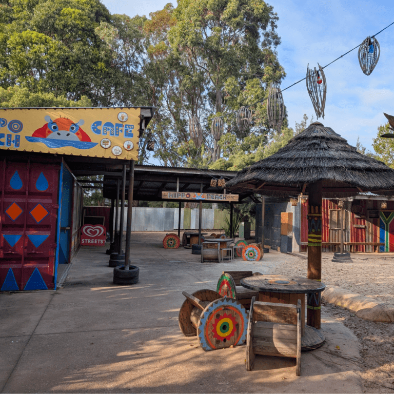 Hippo Boma Kids Birthday Parties at Werribee Open Range Zoo